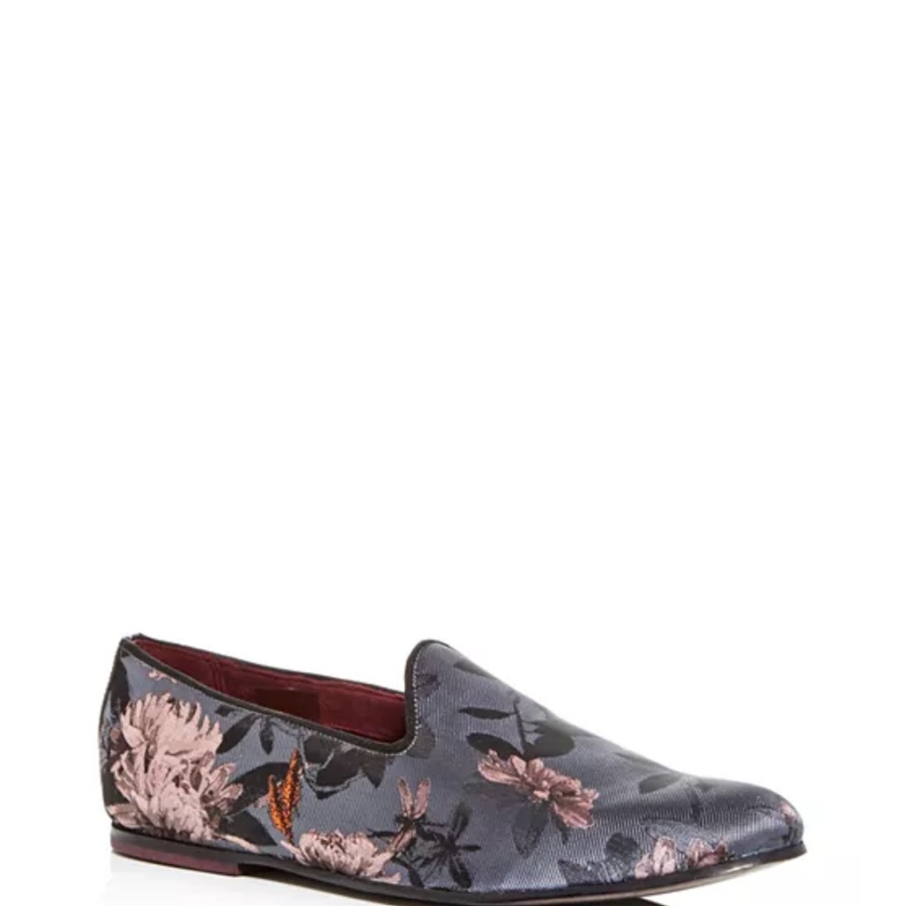 SOLD OUT Men's Vihan Floral Jacquard Smoking Slippers - Picture 2 of 13